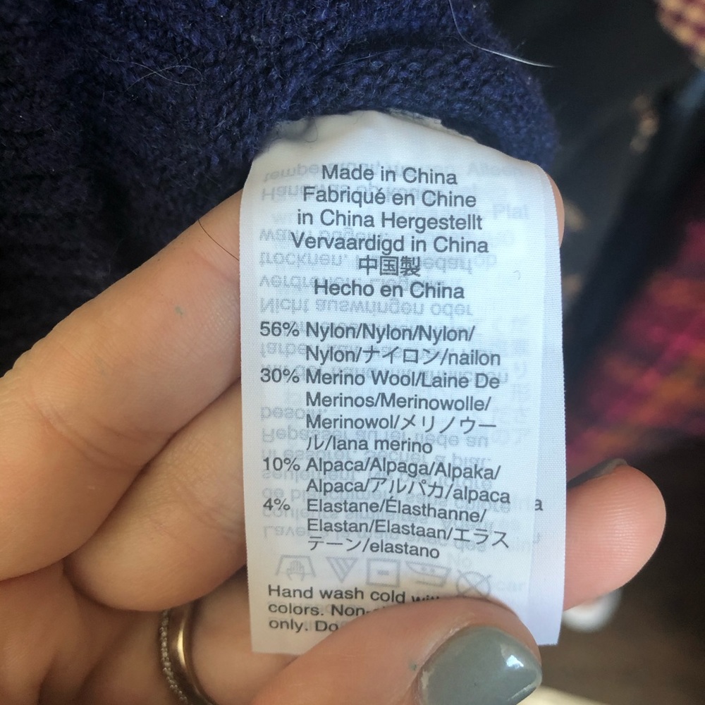 JCREW Wool Colorblock Sweater - Picture 3 of 3
